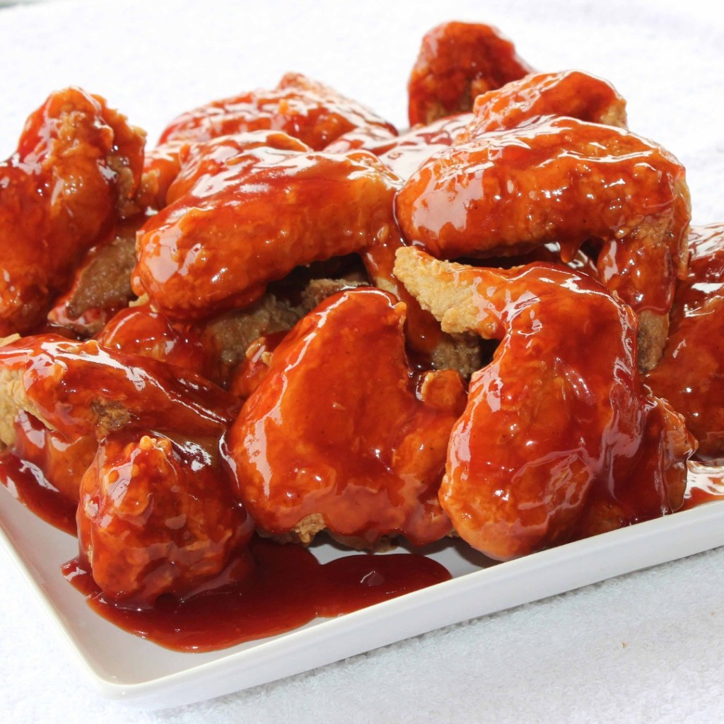 Uncle Remus — saucy fried chicken wings with signature mild sauce